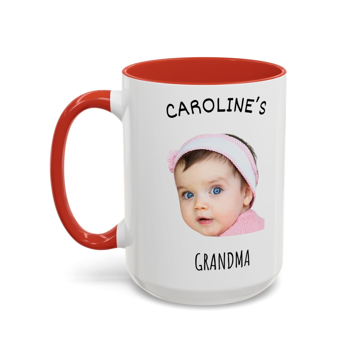 "Custom Baby Face Photo Mug 11oz & 15oz - Personalized Child Coffee Cup for Mom, Dad, Grandparents - Perfect Mother's Day & Christmas Gift"