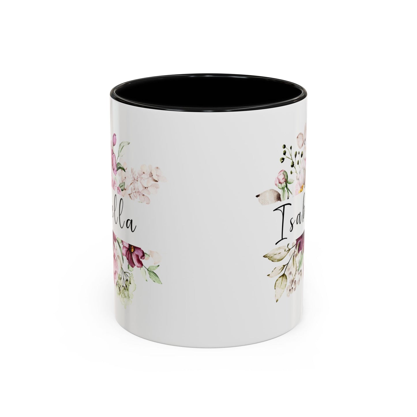 Accent Coffee Mug Flowers Isabella (11oz &15oz)