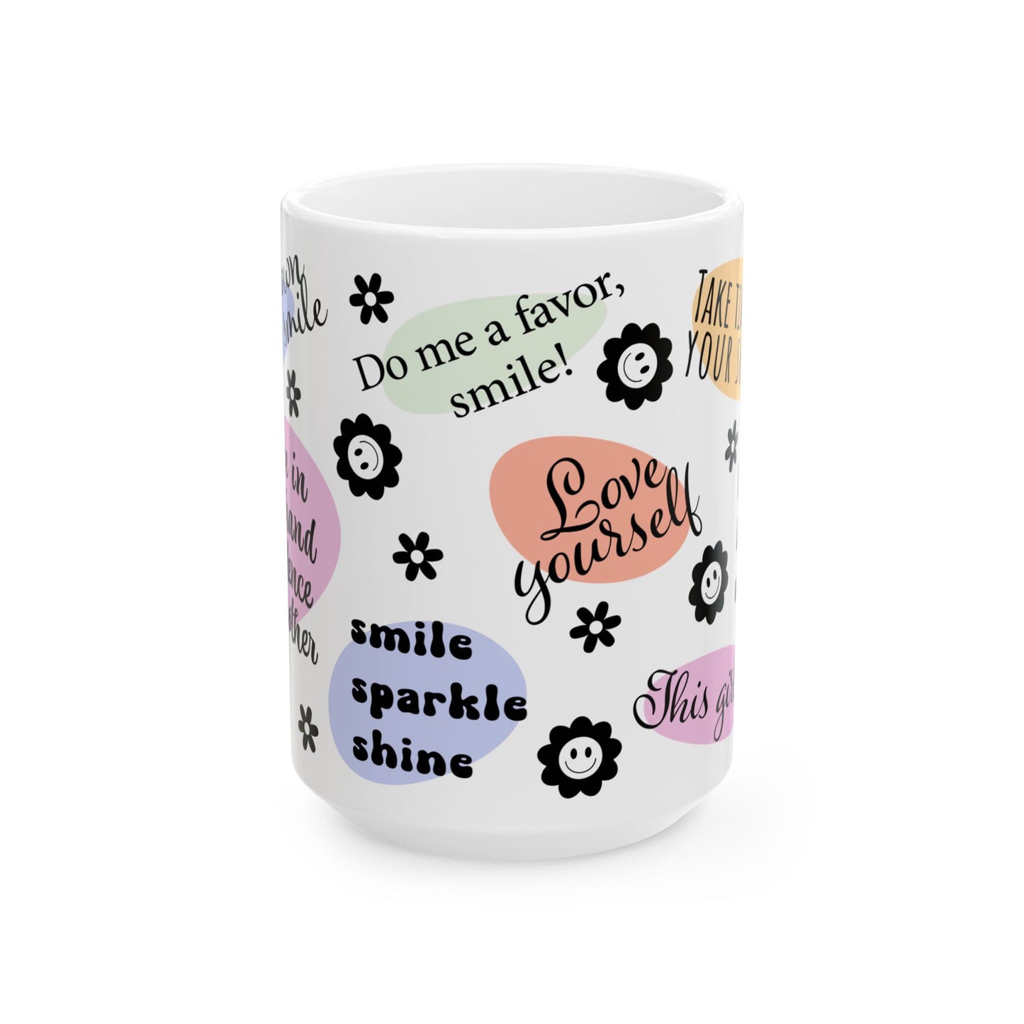 Mental Health Ceramic Mug, (11oz, 15oz)