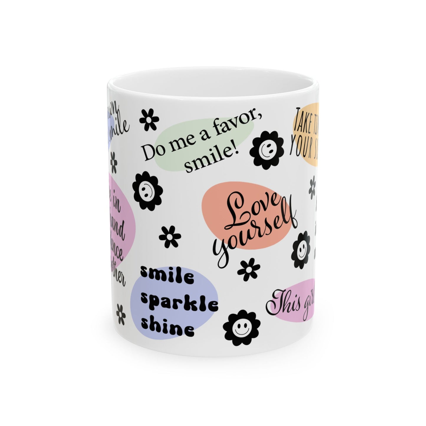 Mental Health Ceramic Mug, (11oz, 15oz)