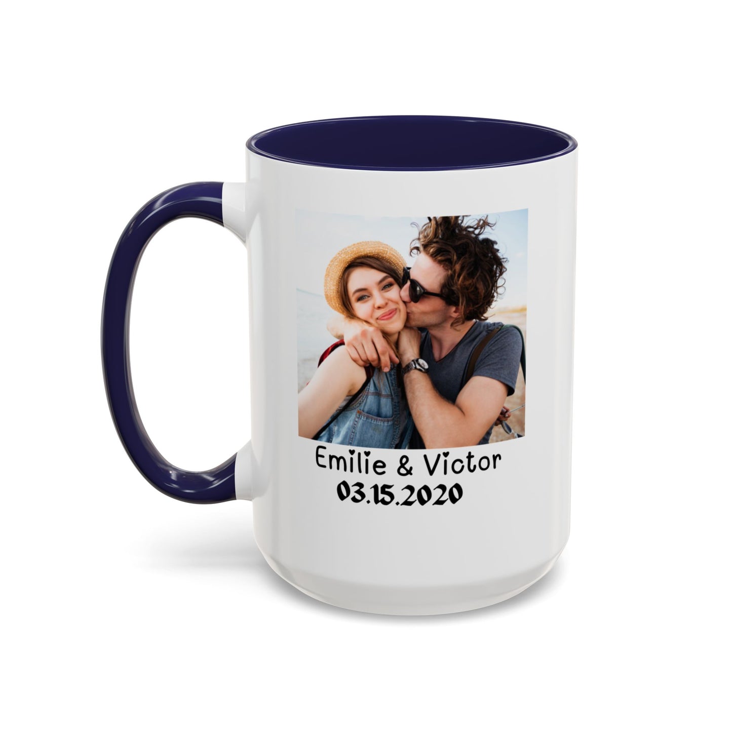 Custom Photo Coffee Mug - Personalized 11oz & 15oz Mugs for Anniversaries, Gifts, and More | Add Your Photo & Text