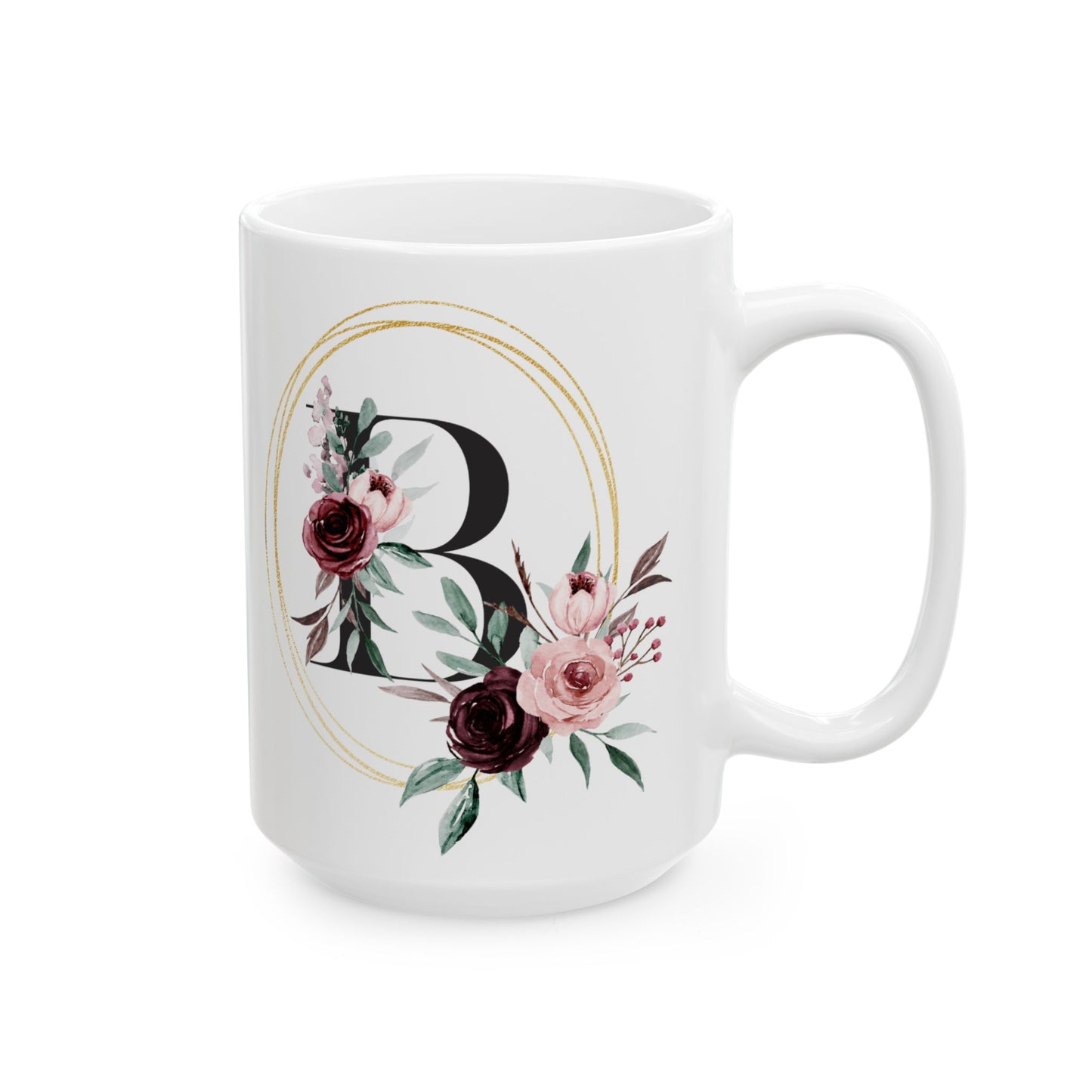 Ceramic Mug,Lettre (11oz, 15oz)