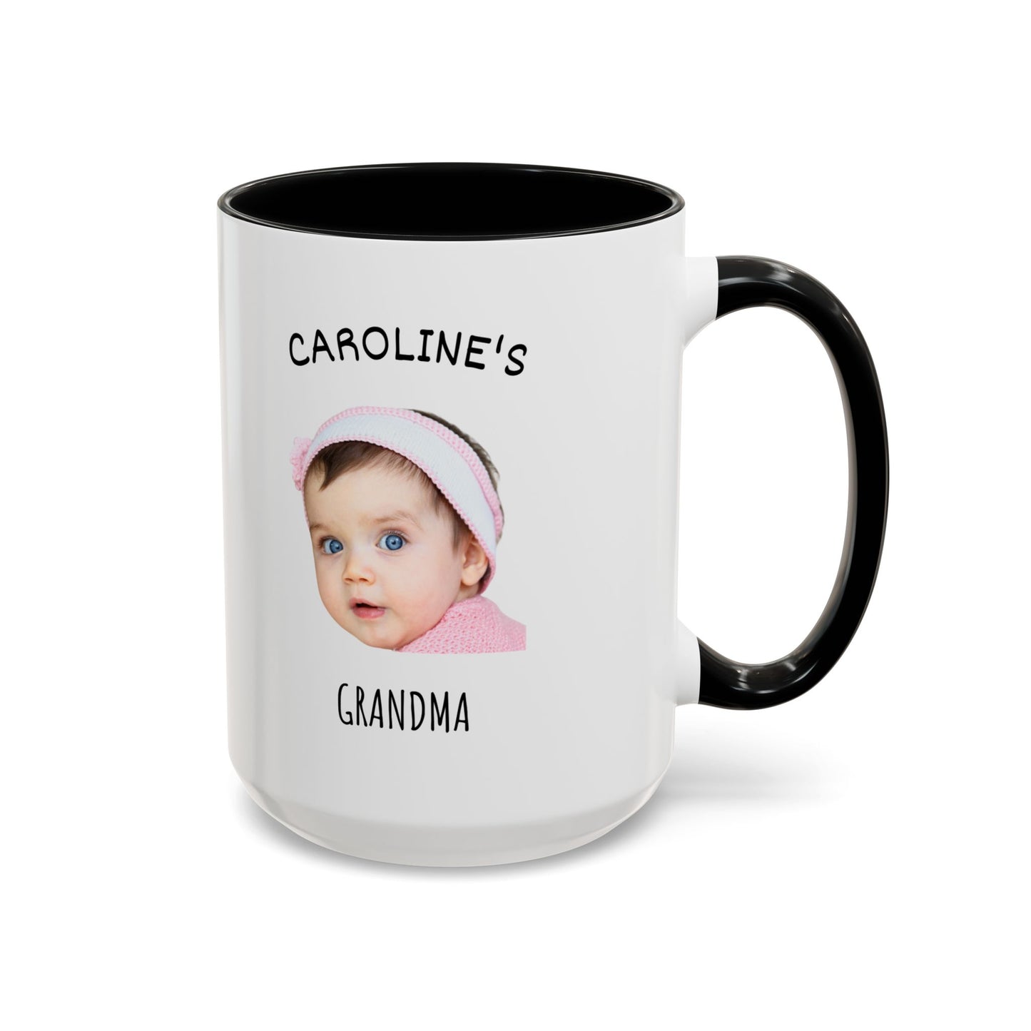 "Custom Baby Face Photo Mug 11oz & 15oz - Personalized Child Coffee Cup for Mom, Dad, Grandparents - Perfect Mother's Day & Christmas Gift"