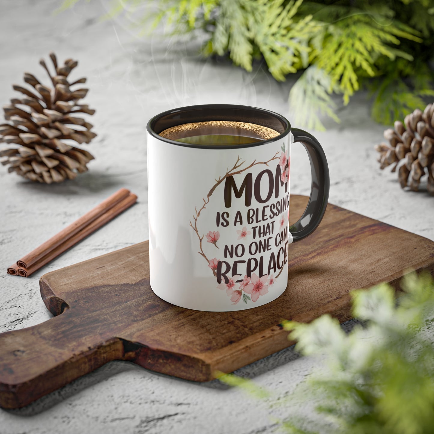 Mom is a blessing that no one can replace Colorful Mugs, 11oz