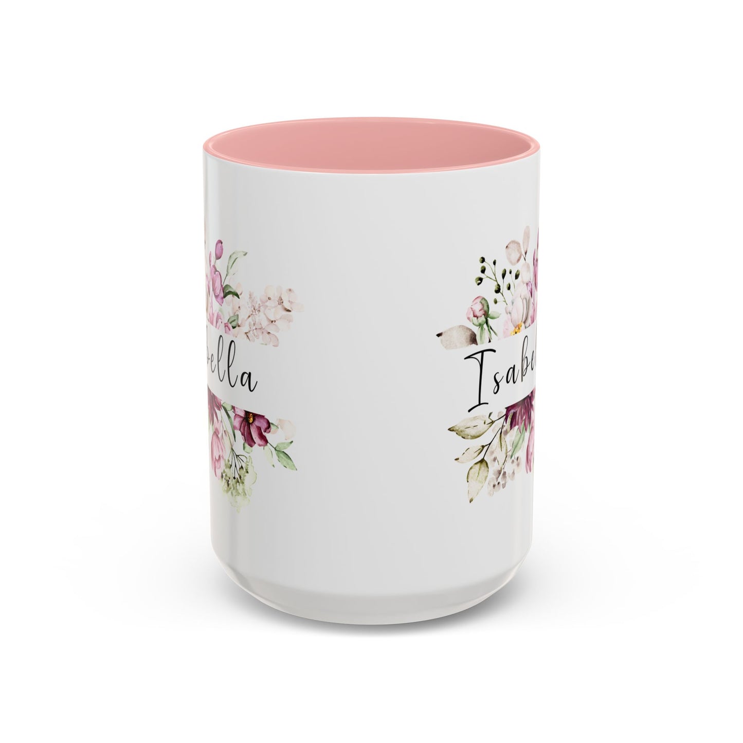 Accent Coffee Mug Flowers Isabella (11oz &15oz)