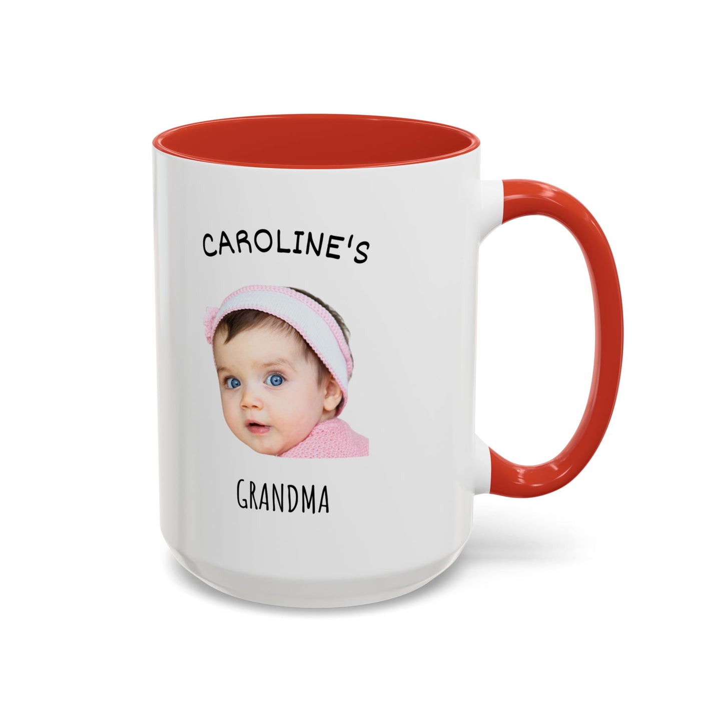 "Custom Baby Face Photo Mug 11oz & 15oz - Personalized Child Coffee Cup for Mom, Dad, Grandparents - Perfect Mother's Day & Christmas Gift"