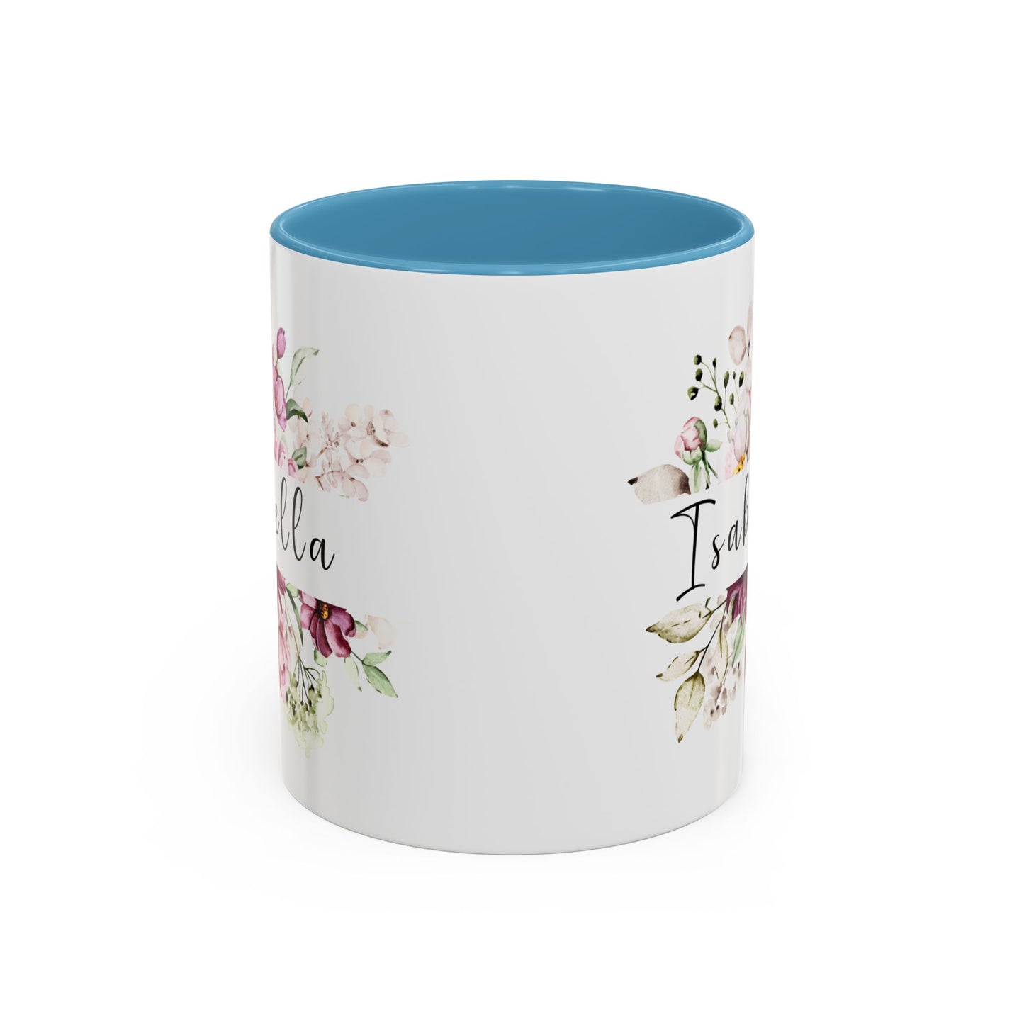 Accent Coffee Mug Flowers Isabella (11oz &15oz)