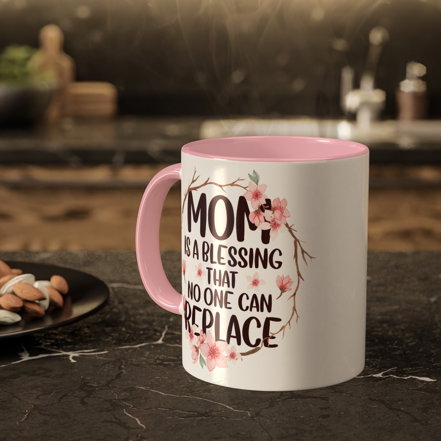 Mom is a blessing that no one can replace Colorful Mugs, 11oz