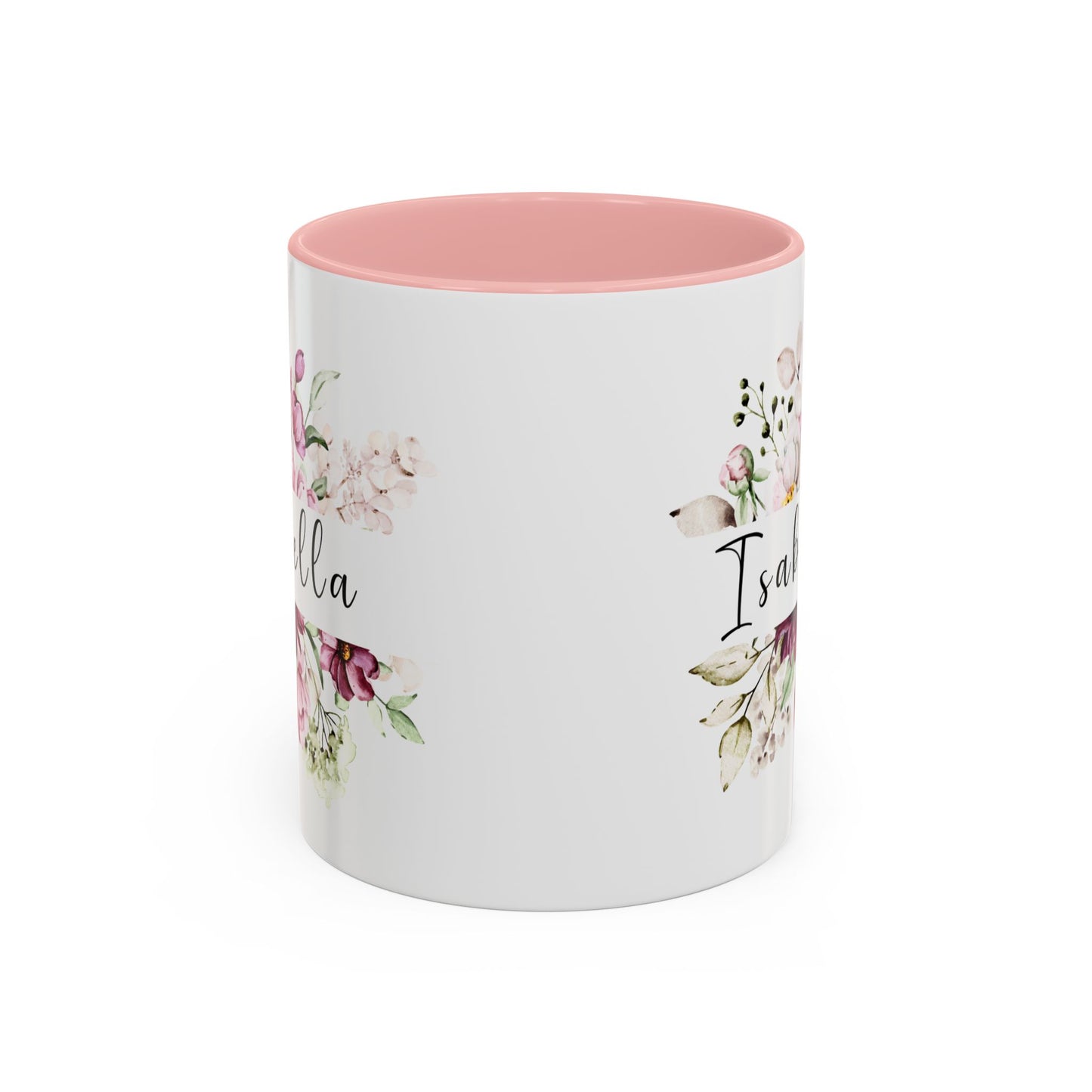 Accent Coffee Mug Flowers Isabella (11oz &15oz)