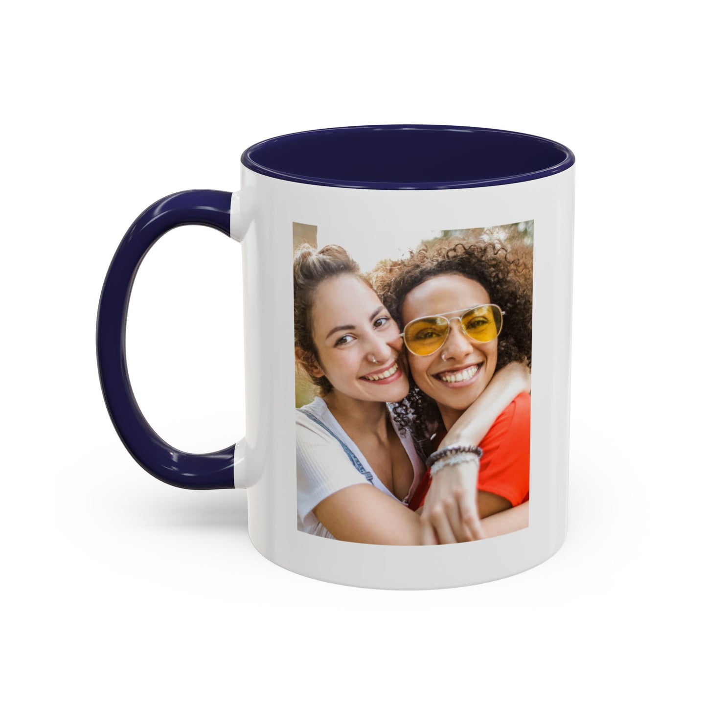 "Custom Photo Mugs for Grandma and Mom – Personalized 11oz and 15oz Coffee Cups with Photo and Text"