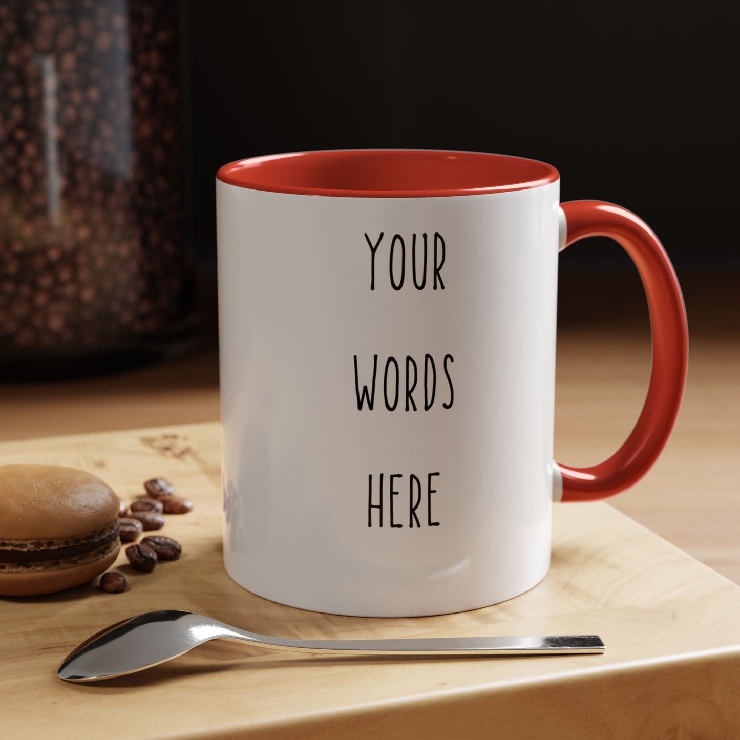 "Custom Photo Mugs for Grandma and Mom – Personalized 11oz and 15oz Coffee Cups with Photo and Text"