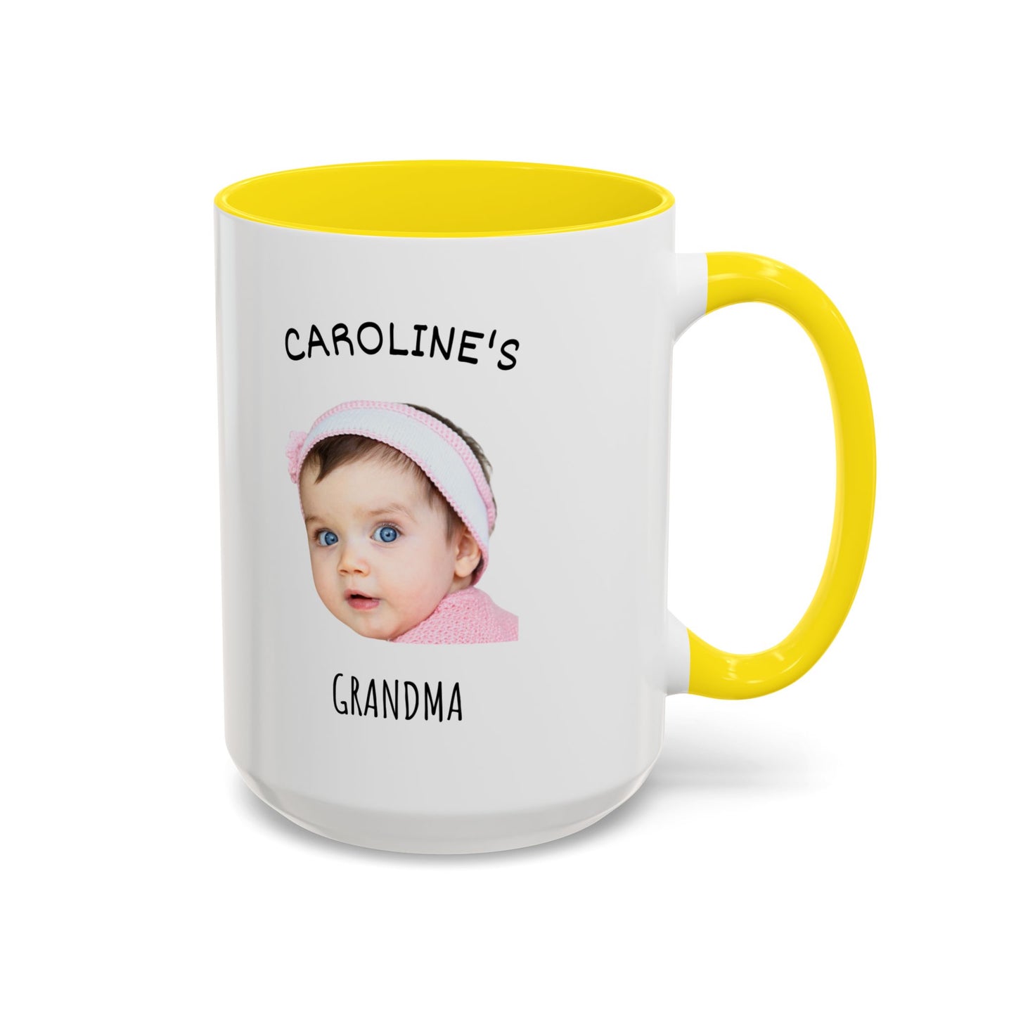 "Custom Baby Face Photo Mug 11oz & 15oz - Personalized Child Coffee Cup for Mom, Dad, Grandparents - Perfect Mother's Day & Christmas Gift"