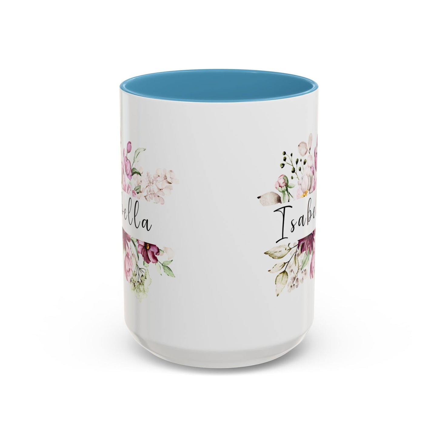 Accent Coffee Mug Flowers Isabella (11oz &15oz)