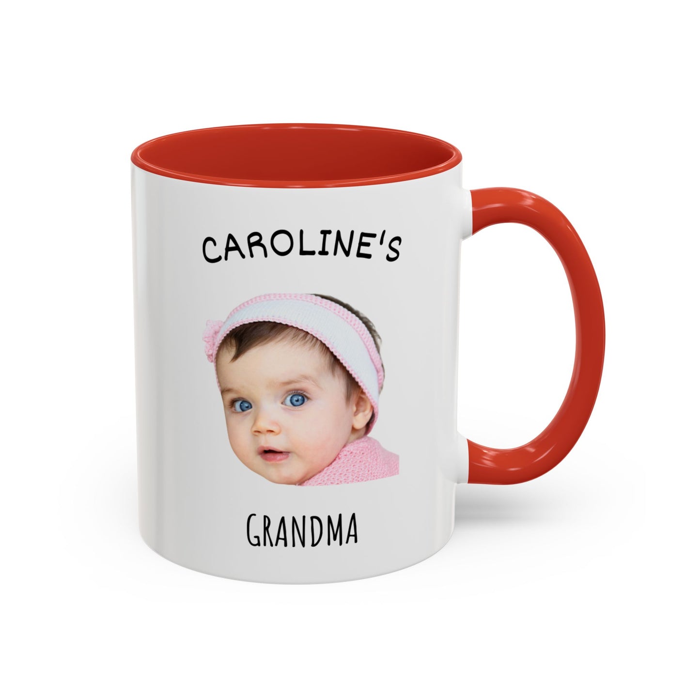 "Custom Baby Face Photo Mug 11oz & 15oz - Personalized Child Coffee Cup for Mom, Dad, Grandparents - Perfect Mother's Day & Christmas Gift"