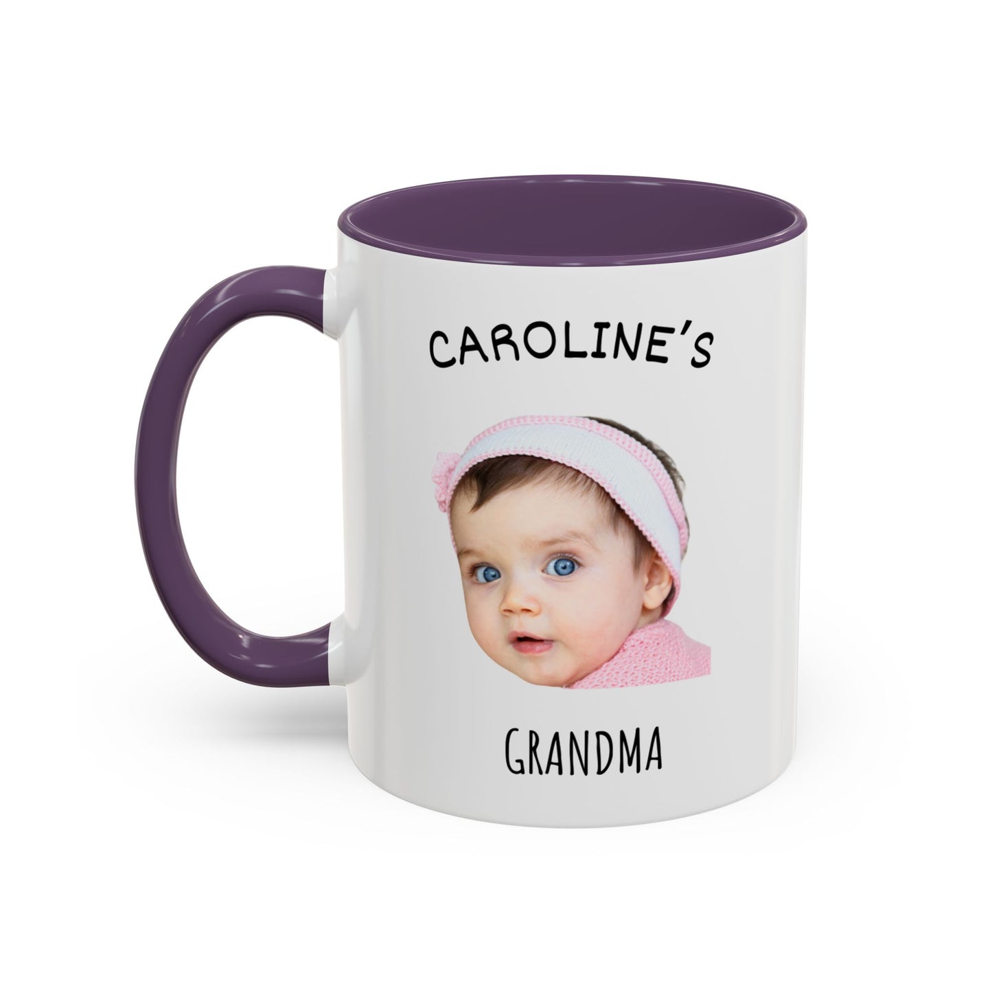 "Custom Baby Face Photo Mug 11oz & 15oz - Personalized Child Coffee Cup for Mom, Dad, Grandparents - Perfect Mother's Day & Christmas Gift"