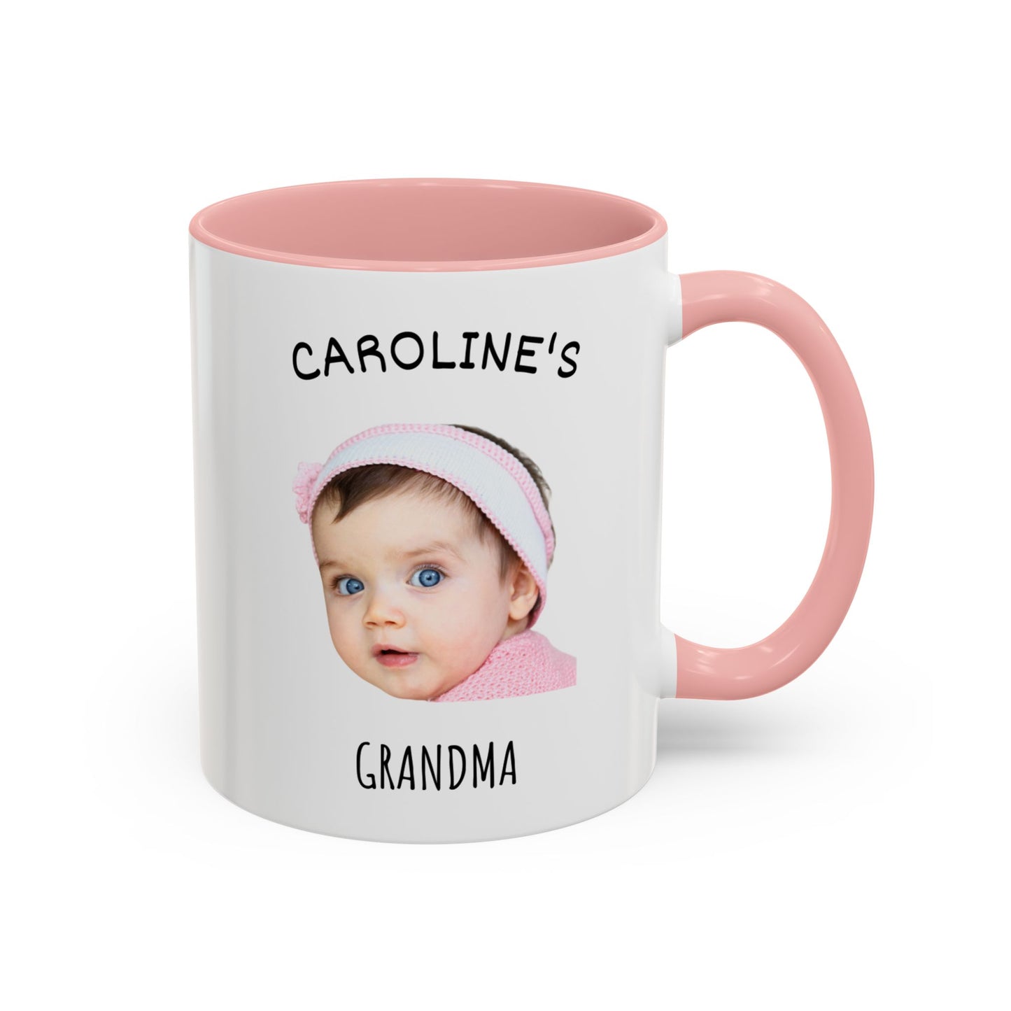 "Custom Baby Face Photo Mug 11oz & 15oz - Personalized Child Coffee Cup for Mom, Dad, Grandparents - Perfect Mother's Day & Christmas Gift"