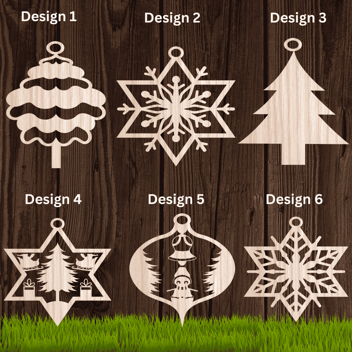 9 Custom Wood Ornaments for a Beautiful Christmas – Add a Touch of Love 🌟