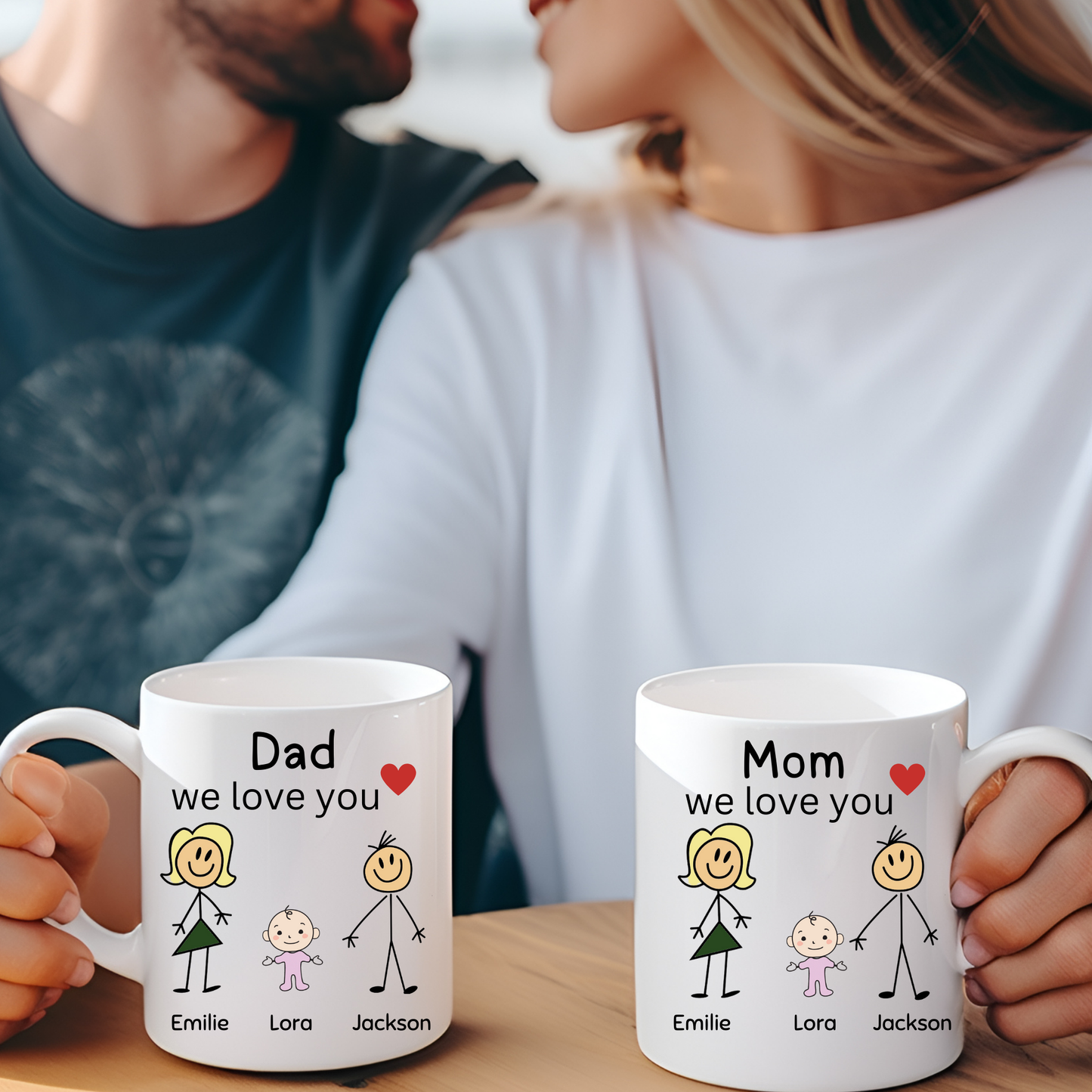 "Personalized Dad Mug - 11oz & 15oz Funny Coffee Cup Gift for Dad's Birthday, Father's Day, Christmas - Ideal Present from Daughter, Son, or Wife"