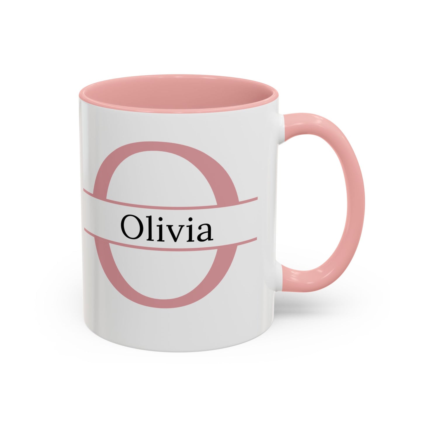 Customizable Ceramic Accent Coffee Mug - 11oz - Lettre