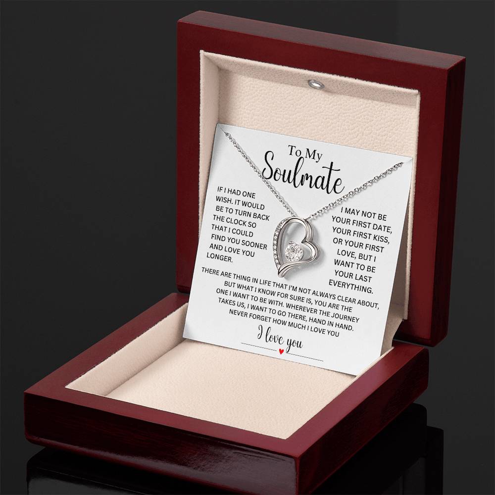 ALMOST SOLD OUT - Soulmate  ( Last Everything )  Forever Love Necklace