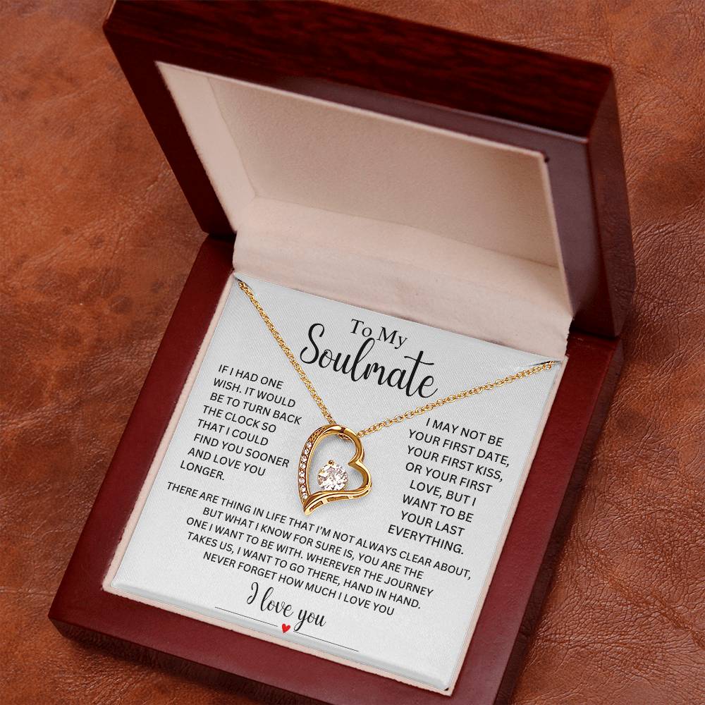 ALMOST SOLD OUT - Soulmate  ( Last Everything )  Forever Love Necklace