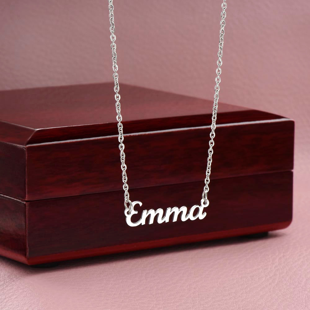 "Personalized My Sister Gold Heart Necklace with Custom Message Card | Perfect Gifts for Her, Mom, and Sisters | Summer Jewelry"