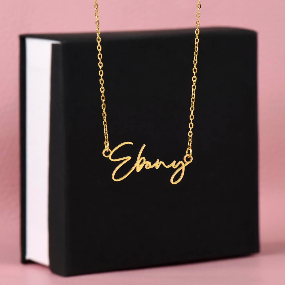 "Personalised Gold Name Necklace with Heart | Custom Name Jewelry for Birthdays, Baby Showers, and Christmas Gifts"