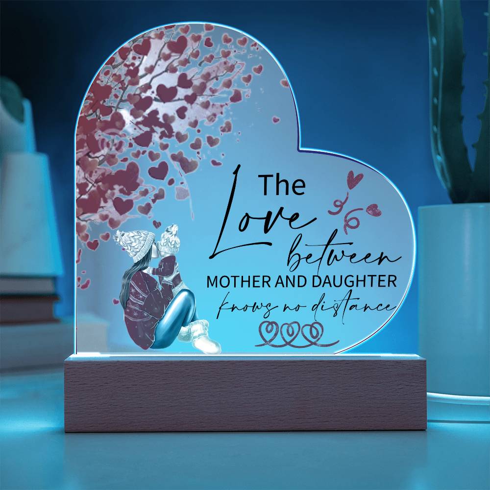 Acrylic Heart Plaque – Illuminate Your Path with Love and Warmth!