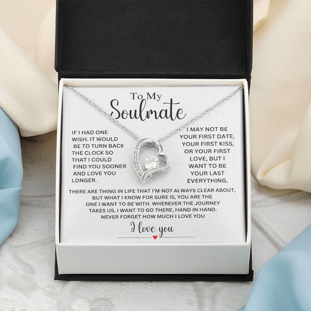 ALMOST SOLD OUT - Soulmate  ( Last Everything )  Forever Love Necklace