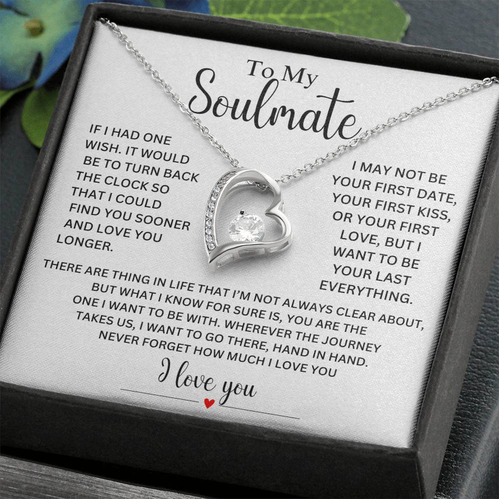 ALMOST SOLD OUT - Soulmate  ( Last Everything )  Forever Love Necklace