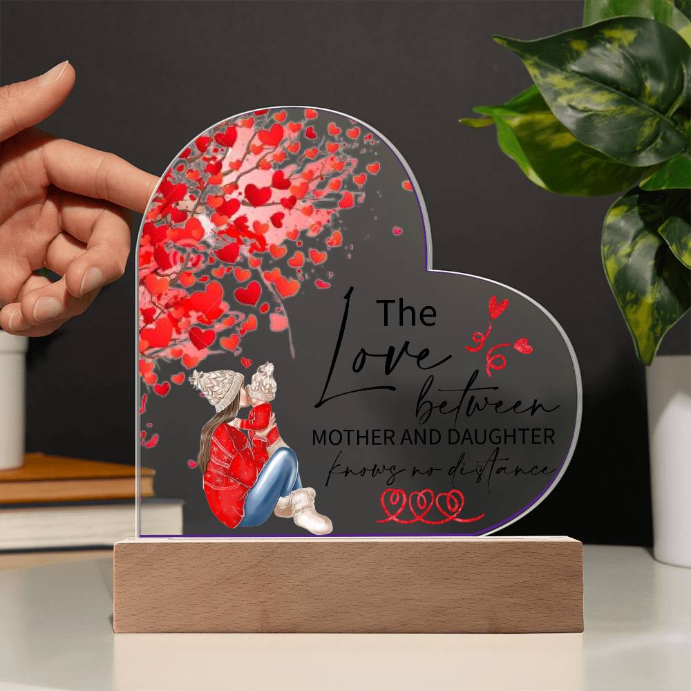 Acrylic Heart Plaque – Illuminate Your Path with Love and Warmth!