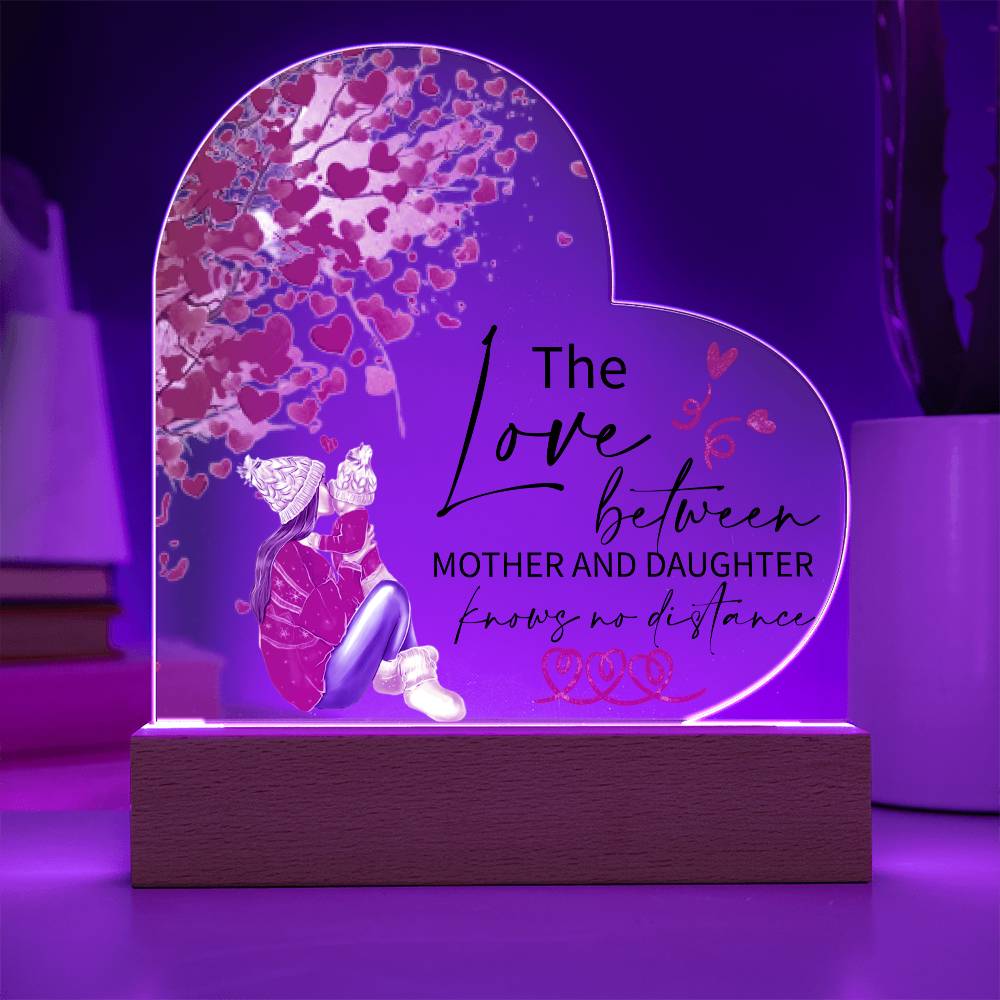 Acrylic Heart Plaque – Illuminate Your Path with Love and Warmth!