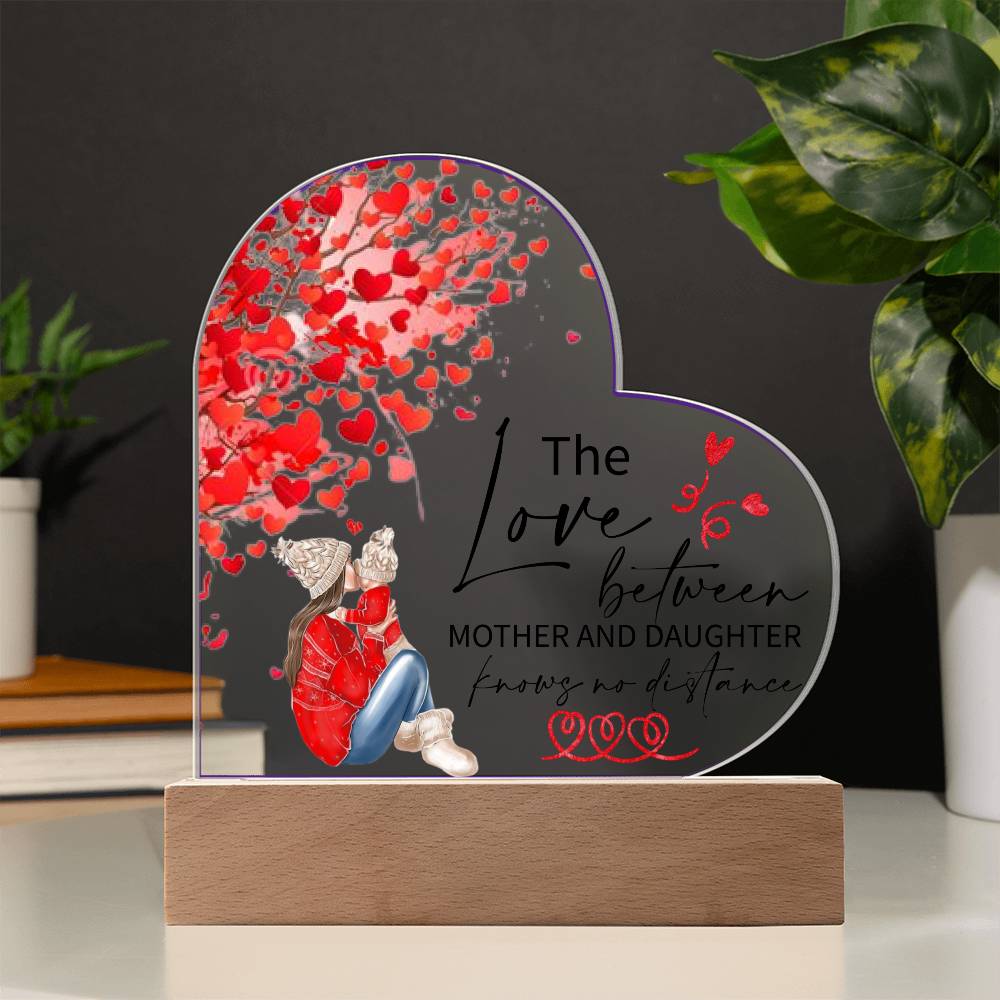 Acrylic Heart Plaque – Illuminate Your Path with Love and Warmth!