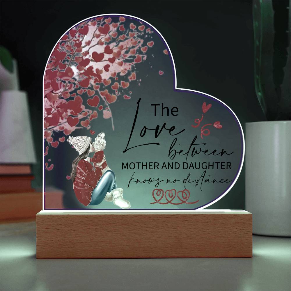 Acrylic Heart Plaque – Illuminate Your Path with Love and Warmth!