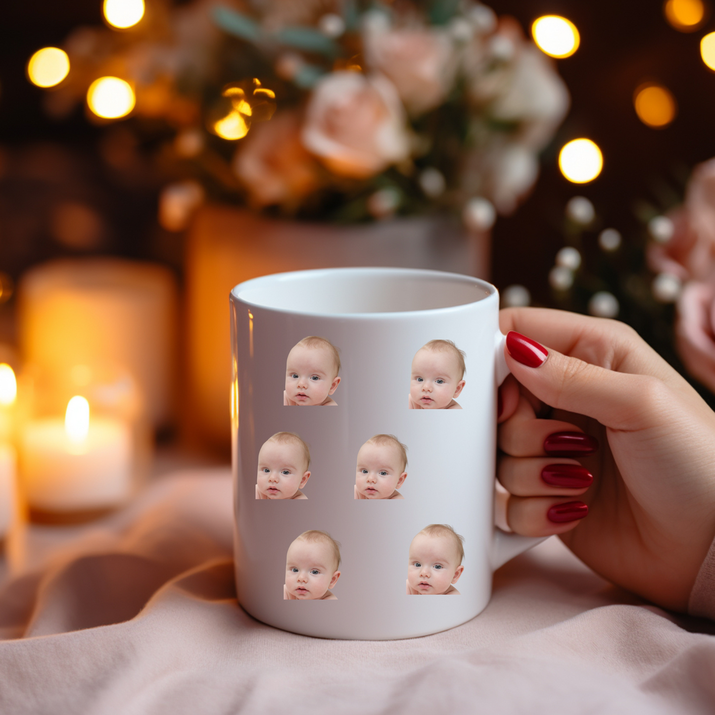 Custom Face Mug - Baby, Dog, Husband Face Mug - 11oz & 15oz - Perfect Father's & Mother's Day Gift - Funny Gift Ideas"