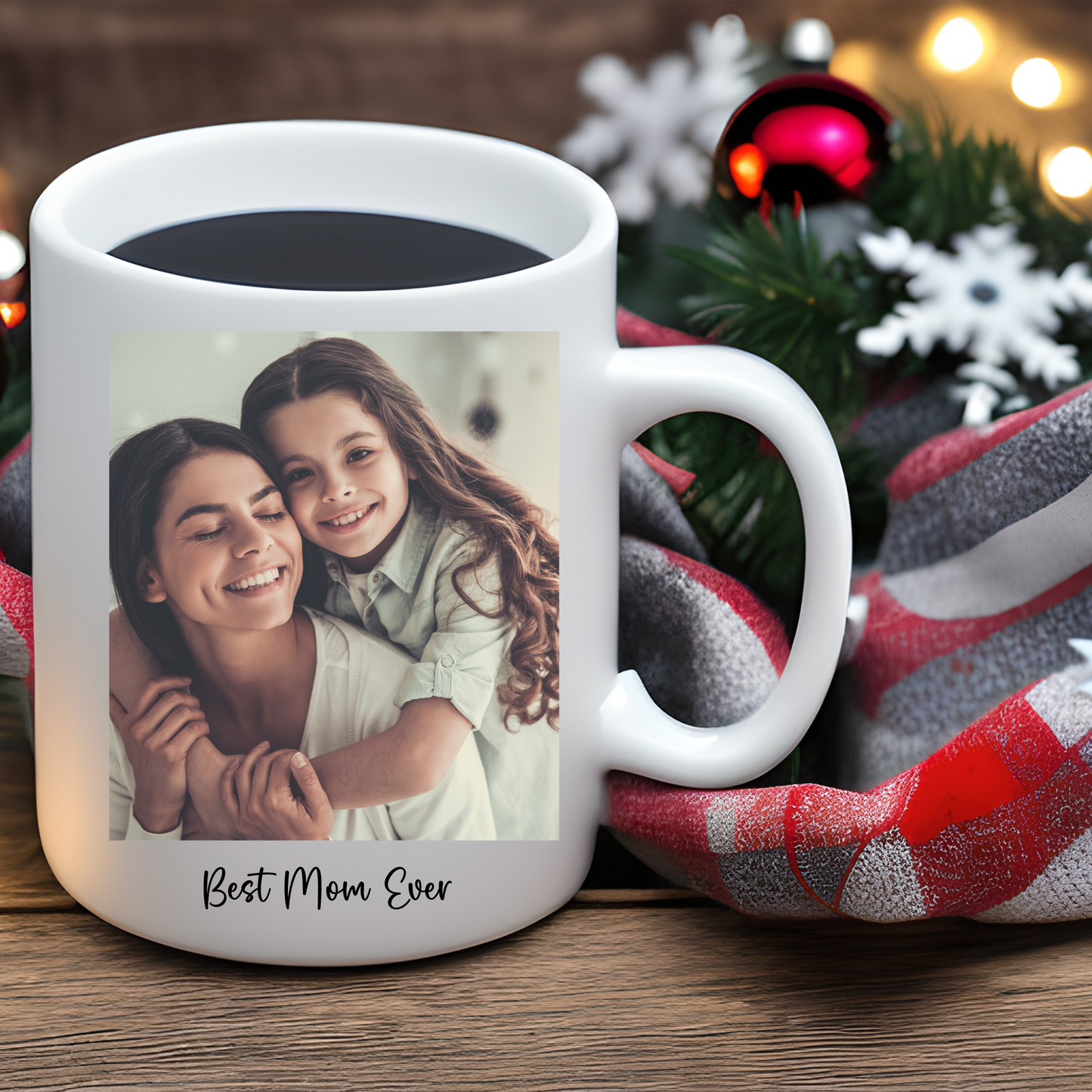 Personalized Photo Coffee Mug Birthday Gift, Custom Mug Gift for Mom, Anniversary Gift for Her/Him, Valentine's day gifts, Mug with Picture